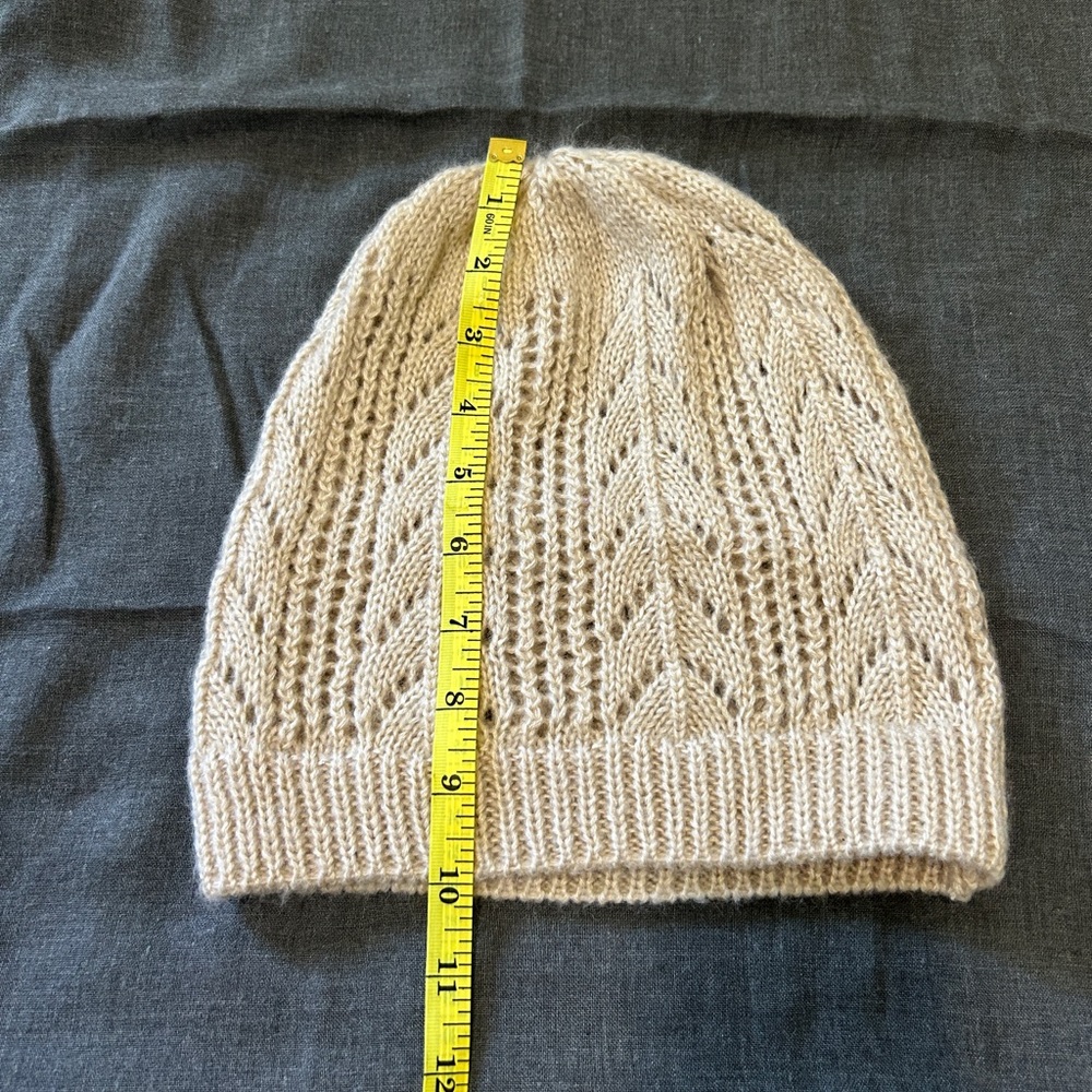 Stylish Beige Knit Beanie